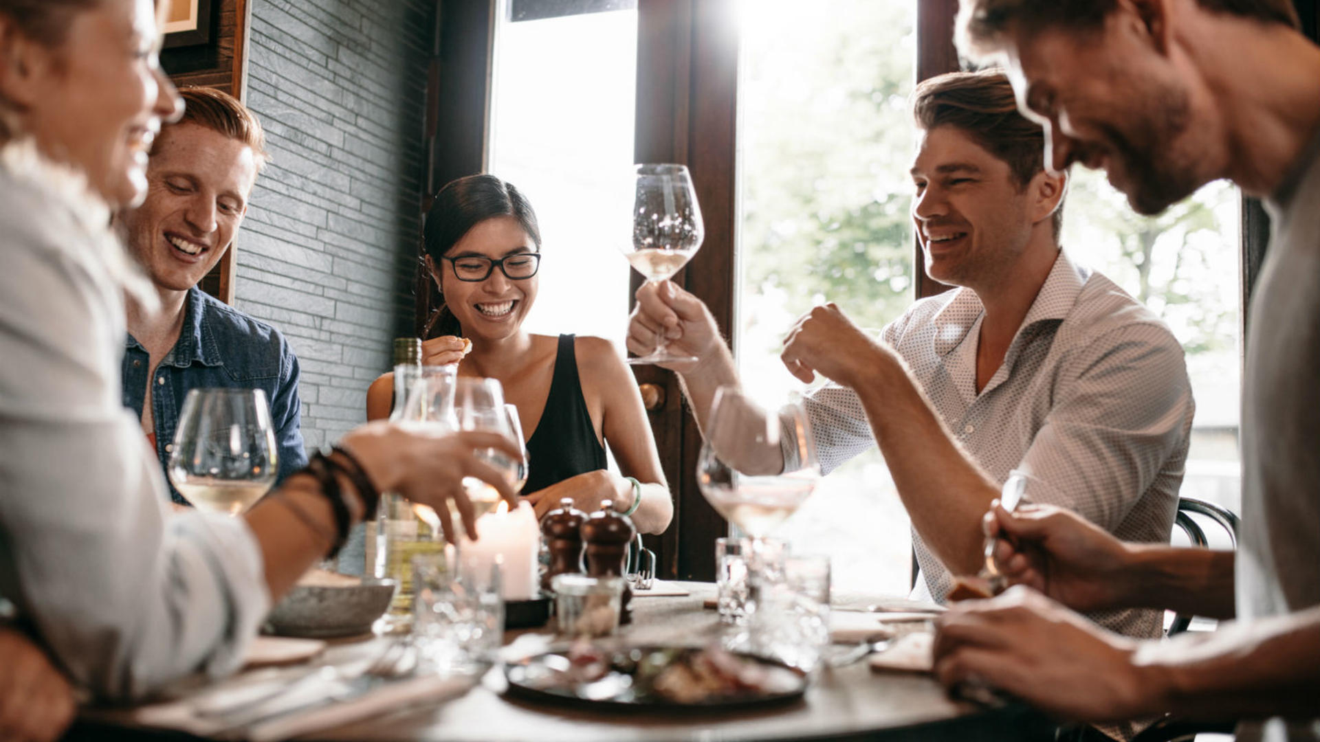 repas français au restaurant