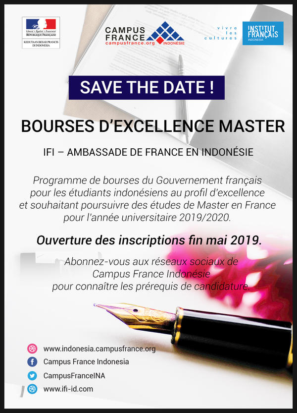 bourse IFI Excellence 2019